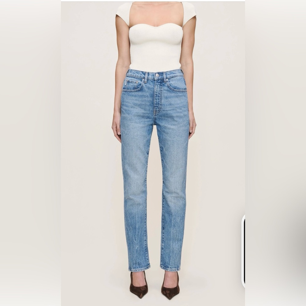 DL1961 Kristy Cigarette High Rise 29" Jeans in Meadow Lake